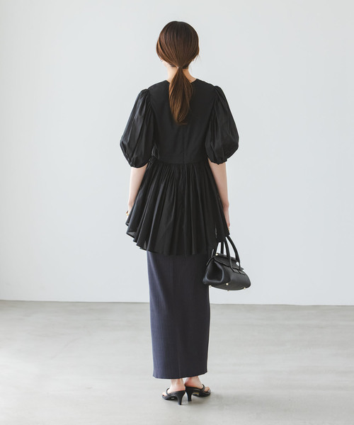 MARIHA(マリハ)の「《WEB・虎ノ門限定追加》MARIHA/マリハ ラストダンスのブラウス(シャツ/ブラウス・レディース・ブラック/ホワイト・38/36)」の15枚目の写真