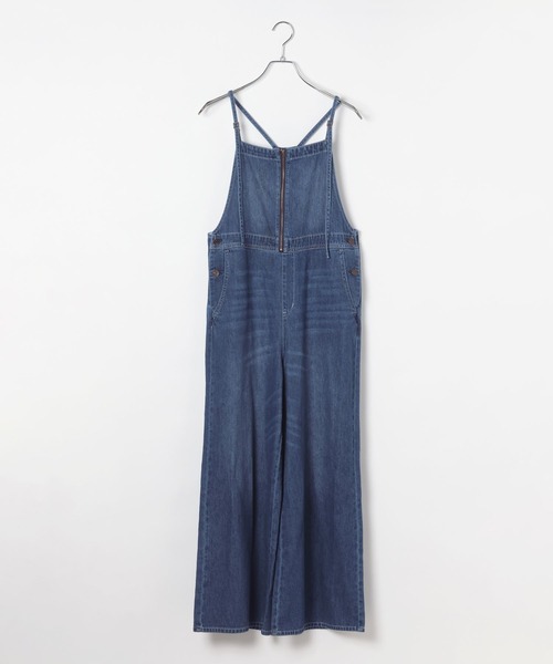 BAYFLOW（ベイフロー）の「ライトオンスデニムサロペット（サロペット/オーバーオール・レディース・ライトブルー/インディゴブルー・MEDIUM/SMALL）」の2枚目の写真