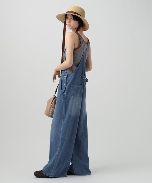 BAYFLOW（ベイフロー）の「ライトオンスデニムサロペット（サロペット/オーバーオール・レディース・ライトブルー/インディゴブルー・MEDIUM/SMALL）」の15枚目の写真