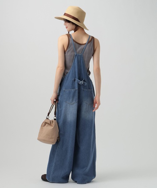 BAYFLOW（ベイフロー）の「ライトオンスデニムサロペット（サロペット/オーバーオール・レディース・ライトブルー/インディゴブルー・MEDIUM/SMALL）」の14枚目の写真