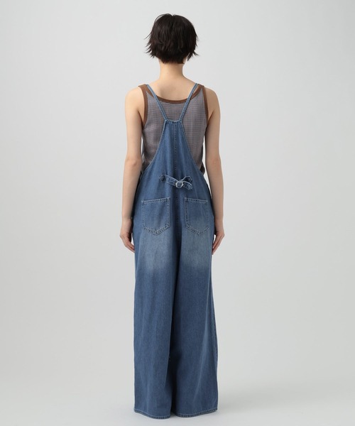 BAYFLOW（ベイフロー）の「ライトオンスデニムサロペット（サロペット/オーバーオール・レディース・ライトブルー/インディゴブルー・MEDIUM/SMALL）」の11枚目の写真