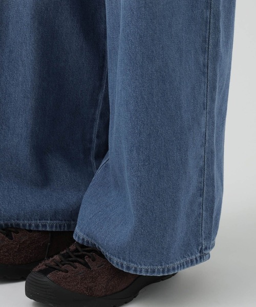 BAYFLOW（ベイフロー）の「ライトオンスデニムサロペット（サロペット/オーバーオール・レディース・ライトブルー/インディゴブルー・MEDIUM/SMALL）」の5枚目の写真