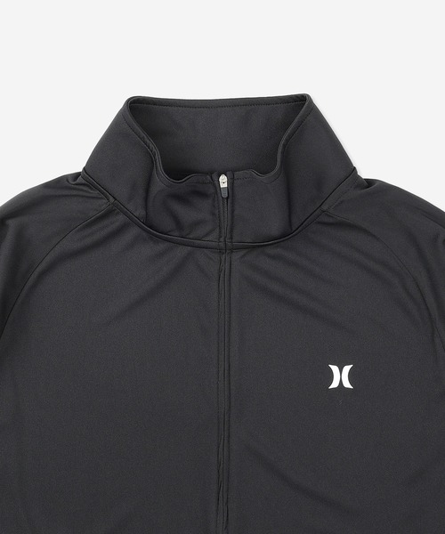 Hurley （ハーレー）の「【Hurley:ハーレー】ラッシュジップアップジャケット　UPF50+×速乾×遮熱機能　ラッシュガード　RASH ICON BP ZIP UP JACKET（ラッシュガード・メンズ・チャコールグレー/ホワイト/ブラック・SMALL/MEDIUM/LARGE/X-LARGE）」の8枚目の写真