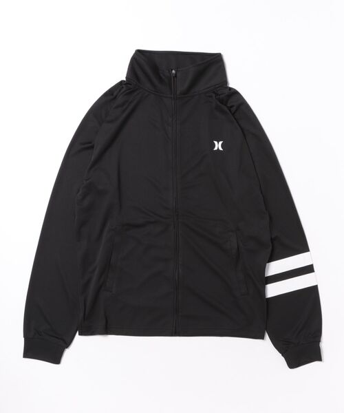 Hurley （ハーレー）の「【Hurley:ハーレー】ラッシュジップアップジャケット　UPF50+×速乾×遮熱機能　ラッシュガード　RASH ICON BP ZIP UP JACKET（ラッシュガード・メンズ・チャコールグレー/ホワイト/ブラック・SMALL/MEDIUM/LARGE/X-LARGE）」の14枚目の写真
