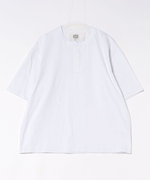 CORISCO(コリスコ)の「接触冷感ストレッチヘンリーネックTEE(M1)(Tシャツ/カットソー・メンズ・ホワイト/ブラック/ブルーグリーン/チャコールグレー・X-LARGE/LARGE/MEDIUM)」の1枚目の写真