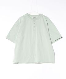接触冷感ストレッチヘンリーネックTEE(M1)