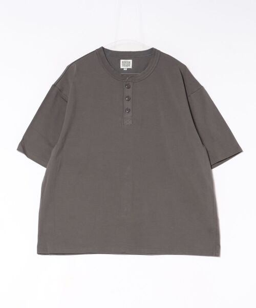 CORISCO(コリスコ)の「接触冷感ストレッチヘンリーネックTEE(M1)(Tシャツ/カットソー・メンズ・ホワイト/ブラック/ブルーグリーン/チャコールグレー・X-LARGE/LARGE/MEDIUM)」の3枚目の写真