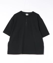 接触冷感ストレッチヘンリーネックTEE(M1)