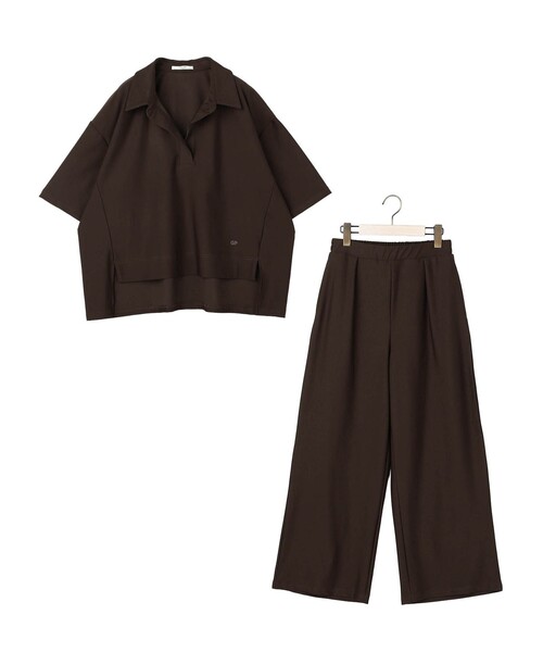 セール】【セットアップ】キーネックプルオーバー+パンツ（パンツ