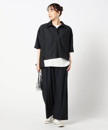Grand PARK（グランドパーク）の「【セットアップ】キーネックプルオーバー+パンツ（パンツドレス）」
