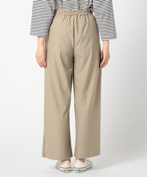 Grand PARK（グランドパーク）の「【セットアップ】キーネックプルオーバー+パンツ（パンツドレス・レディース・ブラック/ブラウン/ベージュ・FREE）」の11枚目の写真