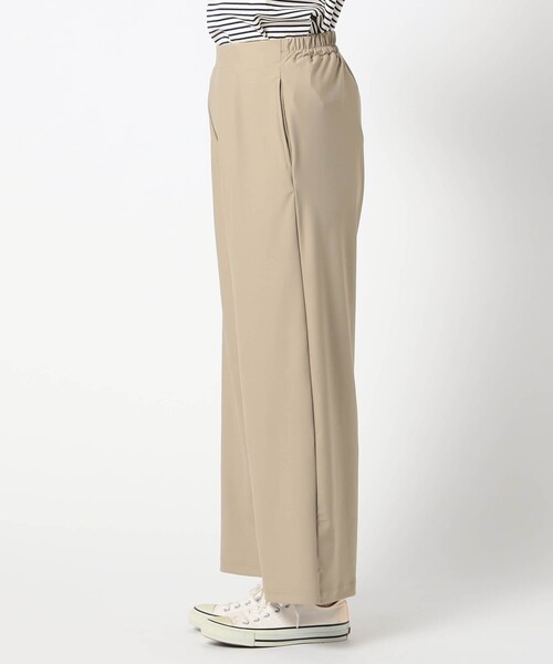 Grand PARK（グランドパーク）の「【セットアップ】キーネックプルオーバー+パンツ（パンツドレス・レディース・ブラック/ブラウン/ベージュ・FREE）」の12枚目の写真