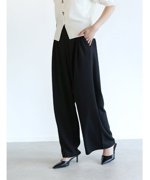 fifth(フィフス)の「ツータックワイドパンツ(その他パンツ・レディース・ブラック/ブルー・XS/M)」の9枚目の写真