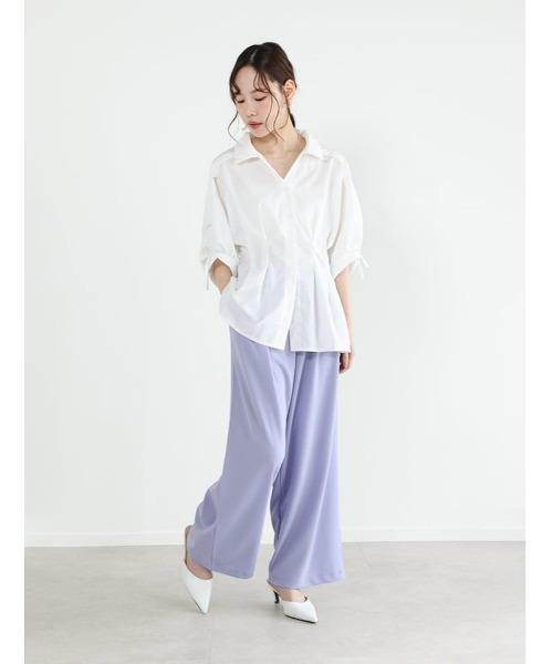 fifth(フィフス)の「ツータックワイドパンツ(その他パンツ・レディース・ブラック/ブルー・XS/M)」の7枚目の写真