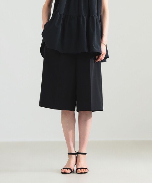 Demi-Luxe BEAMS(デミルクス ビームス)の「ダブル クロス ショート パンツ(その他パンツ・レディース・ブラック・38)」の1枚目の写真