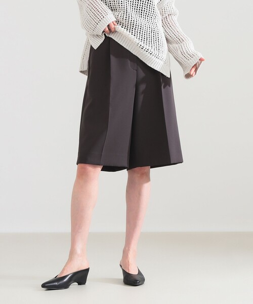 Demi-Luxe BEAMS（デミルクス ビームス）の「【8/6値下げ】ダブル クロス ショート パンツ（その他パンツ・レディース・ブラック/チャコールグレー・38/36）」の7枚目の写真