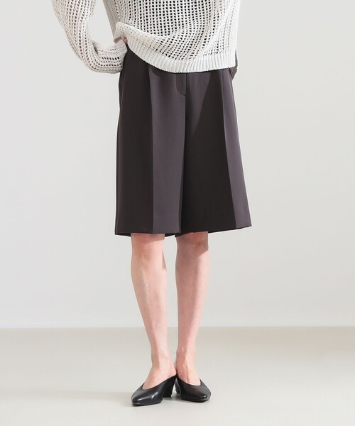 Demi-Luxe BEAMS（デミルクス ビームス）の「【8/6値下げ】ダブル クロス ショート パンツ（その他パンツ・レディース・ブラック/チャコールグレー・38/36）」の8枚目の写真