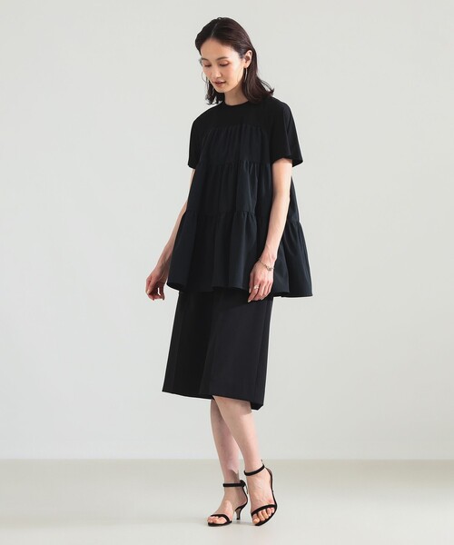 Demi-Luxe BEAMS（デミルクス ビームス）の「【8/6値下げ】ダブル クロス ショート パンツ（その他パンツ・レディース・ブラック/チャコールグレー・38/36）」の10枚目の写真