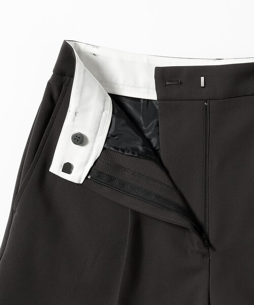 Demi-Luxe BEAMS（デミルクス ビームス）の「【8/6値下げ】ダブル クロス ショート パンツ（その他パンツ・レディース・ブラック/チャコールグレー・38/36）」の15枚目の写真