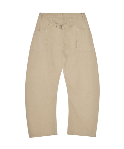 AKECII（アケシ）の「デンゼルサミットカーブドコットンパンツ_ベージュ（その他パンツ・メンズ・その他・SMALL/MEDIUM/LARGE）」の2枚目の写真