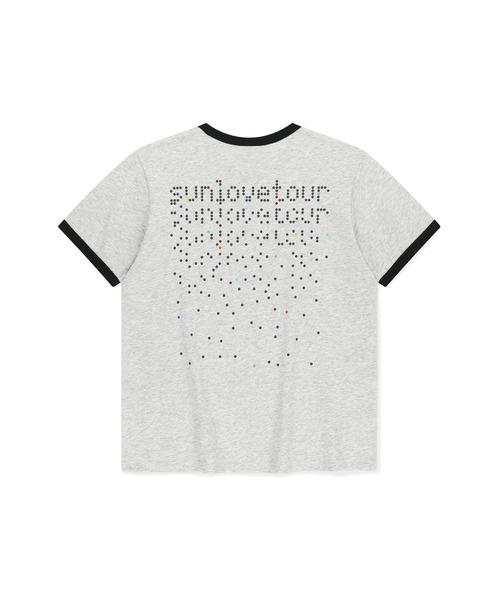 SUNLOVE(サンラブ)の「Dots Ringer Tee(Tシャツ/カットソー・メンズ・ホワイト/ブラウン系その他/ブルー/ヘザーグレー・S/M/L/XL)」の12枚目の写真