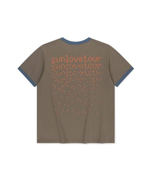 SUNLOVE(サンラブ)の「Dots Ringer Tee(Tシャツ/カットソー・メンズ・ホワイト/ブラウン系その他/ブルー/ヘザーグレー・S/M/L/XL)」の19枚目の写真