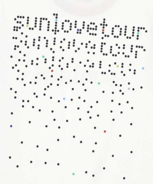 SUNLOVE(サンラブ)の「Dots Ringer Tee(Tシャツ/カットソー・メンズ・ホワイト/ブラウン系その他/ブルー/ヘザーグレー・S/M/L/XL)」の7枚目の写真