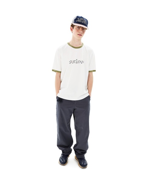 SUNLOVE(サンラブ)の「Dots Ringer Tee(Tシャツ/カットソー・メンズ・ホワイト/ブラウン系その他/ブルー/ヘザーグレー・S/M/L/XL)」の8枚目の写真