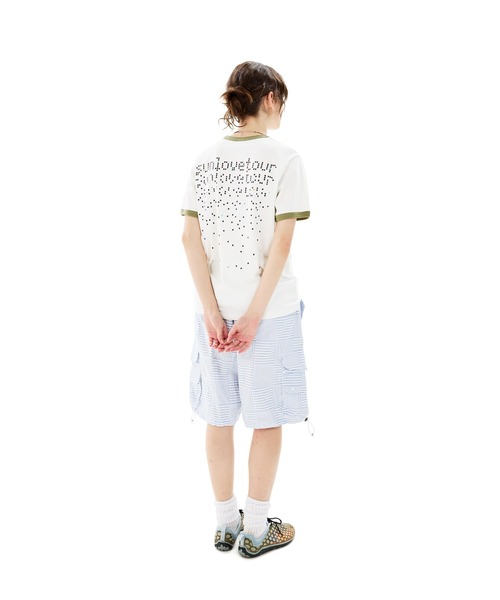 SUNLOVE(サンラブ)の「Dots Ringer Tee(Tシャツ/カットソー・メンズ・ホワイト/ブラウン系その他/ブルー/ヘザーグレー・S/M/L/XL)」の11枚目の写真
