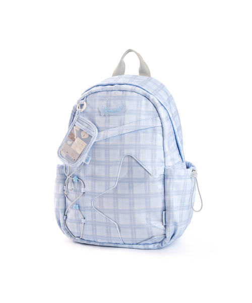 VANWALK（バンウォーク）の「Star Bubble Backpack [Check Sky]（バックパック/リュック・レディース・スカイブルー・FREE）」の7枚目の写真