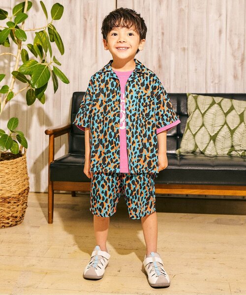 F.O.KIDS(エフオーキッズ)の「3柄アロハショーツ(その他パンツ・キッズ・オフホワイト/ブルー/オレンジ・140/130/120/110/100/90/80)」の4枚目の写真