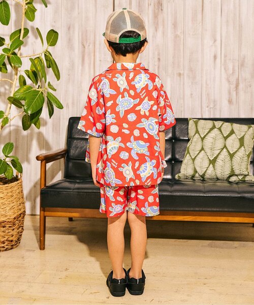 F.O.KIDS(エフオーキッズ)の「3柄アロハショーツ(その他パンツ・キッズ・オフホワイト/ブルー/オレンジ・140/130/120/110/100/90/80)」の8枚目の写真