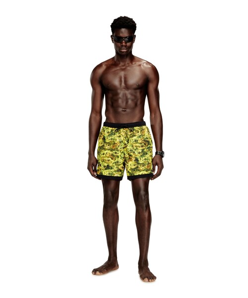 DIESEL(ディーゼル)の「メンズ スイムパンツ SOCCER-41-D-POP-C(水着・メンズ・イエロー系その他・LARGE/SMALL/MEDIUM/X-LARGE)」の4枚目の写真