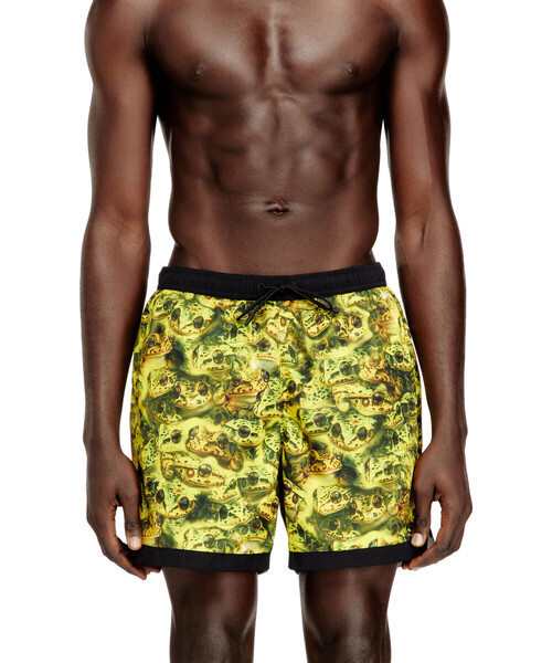 DIESEL(ディーゼル)の「メンズ スイムパンツ SOCCER-41-D-POP-C(水着・メンズ・イエロー系その他・LARGE/SMALL/MEDIUM/X-LARGE)」の2枚目の写真
