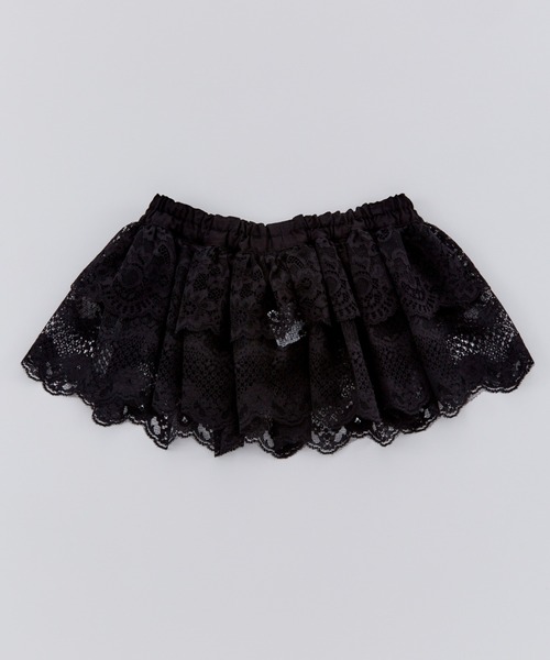 Ocean&Ground（オーシャン&グラウンド）の「ﾚｰｽｽｶｰﾄ（スカート・キッズ・ホワイト/ブラック・MEDIUM/SMALL/LL/LARGE）」の13枚目の写真