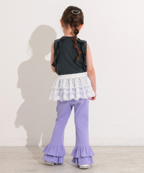 Ocean&Ground（オーシャン&グラウンド）の「ﾚｰｽｽｶｰﾄ（スカート・キッズ・ホワイト/ブラック・MEDIUM/SMALL/LL/LARGE）」の7枚目の写真