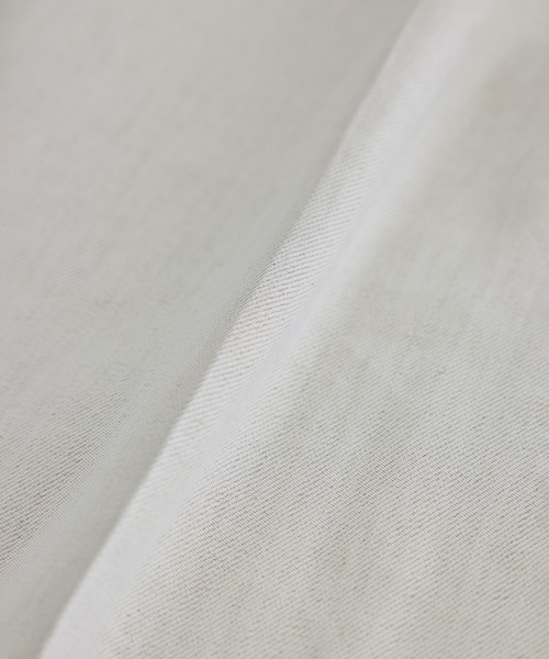 SALON adam et rope'(サロン アダム エ ロペ)の「NALYAビスコース・麻ツイルイージースラックス / セットアップ対応(スラックス・レディース・ブラック/キナリ・M/S)」の5枚目の写真