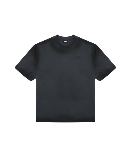 NINEZ(ナインゼット)の「スプレーウォッシングオーバーサイズTシャツ (2色)(Tシャツ/カットソー・メンズ・ブラック/ダークグレー・2XL/MEDIUM/LARGE/X-LARGE)」の5枚目の写真