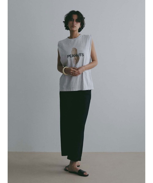 HER.(ハー)の「PEANUTS TANK(Tシャツ/カットソー・レディース・グレー/オフホワイト・フリー)」の3枚目の写真