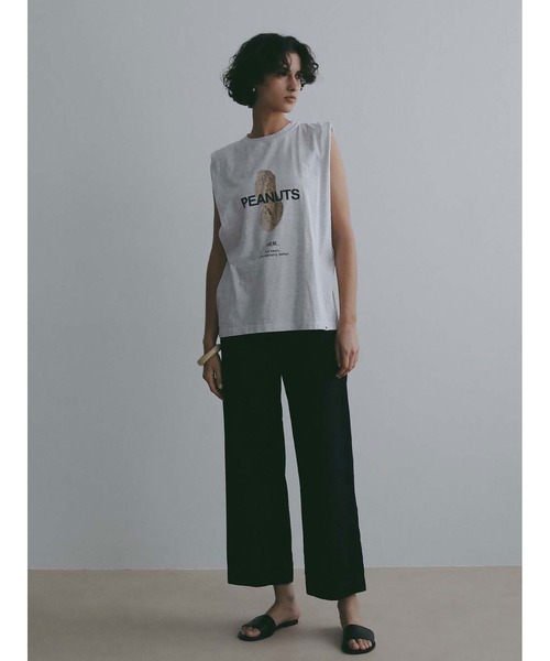 HER.(ハー)の「PEANUTS TANK(Tシャツ/カットソー・レディース・グレー/オフホワイト・フリー)」の4枚目の写真