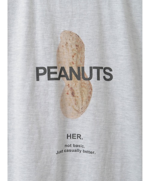 HER.(ハー)の「PEANUTS TANK(Tシャツ/カットソー・レディース・グレー/オフホワイト・フリー)」の14枚目の写真