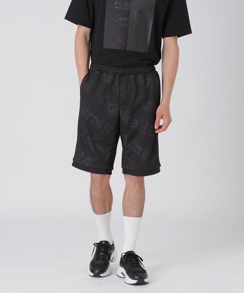 BLACK LABEL CRESTBRIDGE(ブラックレーベル・クレストブリッジ)の「【WEB・一部店舗限定】【BLACK lab.×Admiral】メッシュジャカードロゴショーツ(その他パンツ・メンズ・ブラック・XL/L/M)」の1枚目の写真
