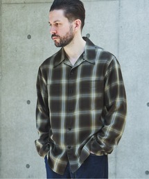 MR.OLIVE（ミスターオリーブ）の「OMBRE TENCEL CHECK / OPEN COLLAR SHIRT /M263108（シャツ/ブラウス）」