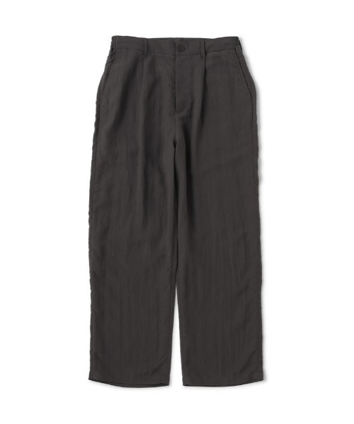 le cercle ADAM ET ROPE'(ルセルクルアダムエロペ)の「リネンブレンドワイドパンツ/セットアップ対応(その他パンツ・メンズ・チャコールグレー/ブラウン系その他/ベージュ・L/M/S/LL)」の8枚目の写真