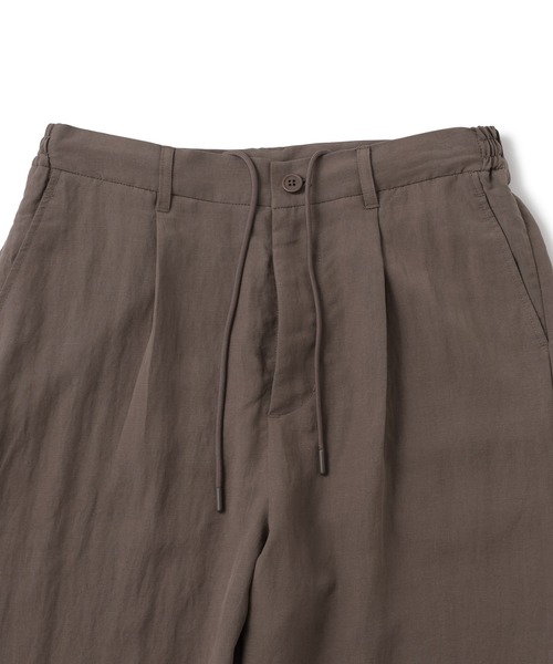 le cercle ADAM ET ROPE'(ルセルクルアダムエロペ)の「リネンブレンドワイドパンツ/セットアップ対応(その他パンツ・メンズ・チャコールグレー/ブラウン系その他/ベージュ・L/M/S/LL)」の10枚目の写真