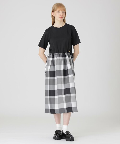 BLUE LABEL CRESTBRIDGE ワンピース セール】【一部店舗限定】クレストブリッジチェックライトクロッシング