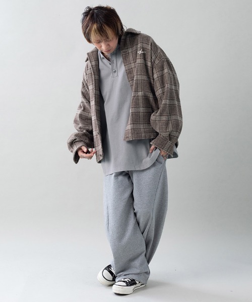 EGO TRIPPING(エゴトリッピング)の「mj11602- EGO×PROPA WOOLCHECK-SPORTJACKET チェックシャツジャケット(P16705)(その他アウター・メンズ・ネイビー系/ブラウン系その他・46/48)」の6枚目の写真