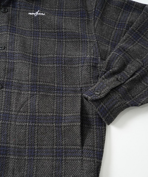 EGO TRIPPING(エゴトリッピング)の「mj11602- EGO×PROPA WOOLCHECK-SPORTJACKET チェックシャツジャケット(P16705)(その他アウター・メンズ・ネイビー系/ブラウン系その他・46/48)」の5枚目の写真