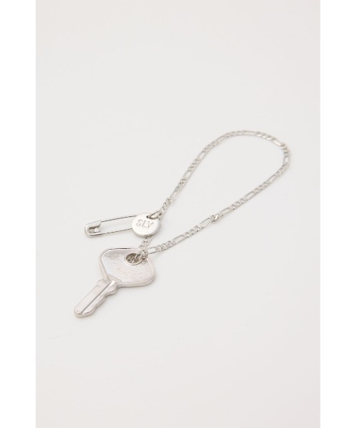 SLY（スライ）の「KEY & PIN CHARM キーアンドピンチャーム（チャーム・レディース・シルバー/ゴールド・FREE）」の7枚目の写真