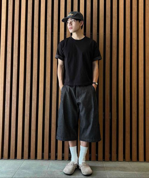 XERO（ゼロ）の「ストライプクリーンデニムシンチショーツ[ブラック]（その他パンツ・レディース・その他・MEDIUM/LARGE/X-LARGE）」の4枚目の写真